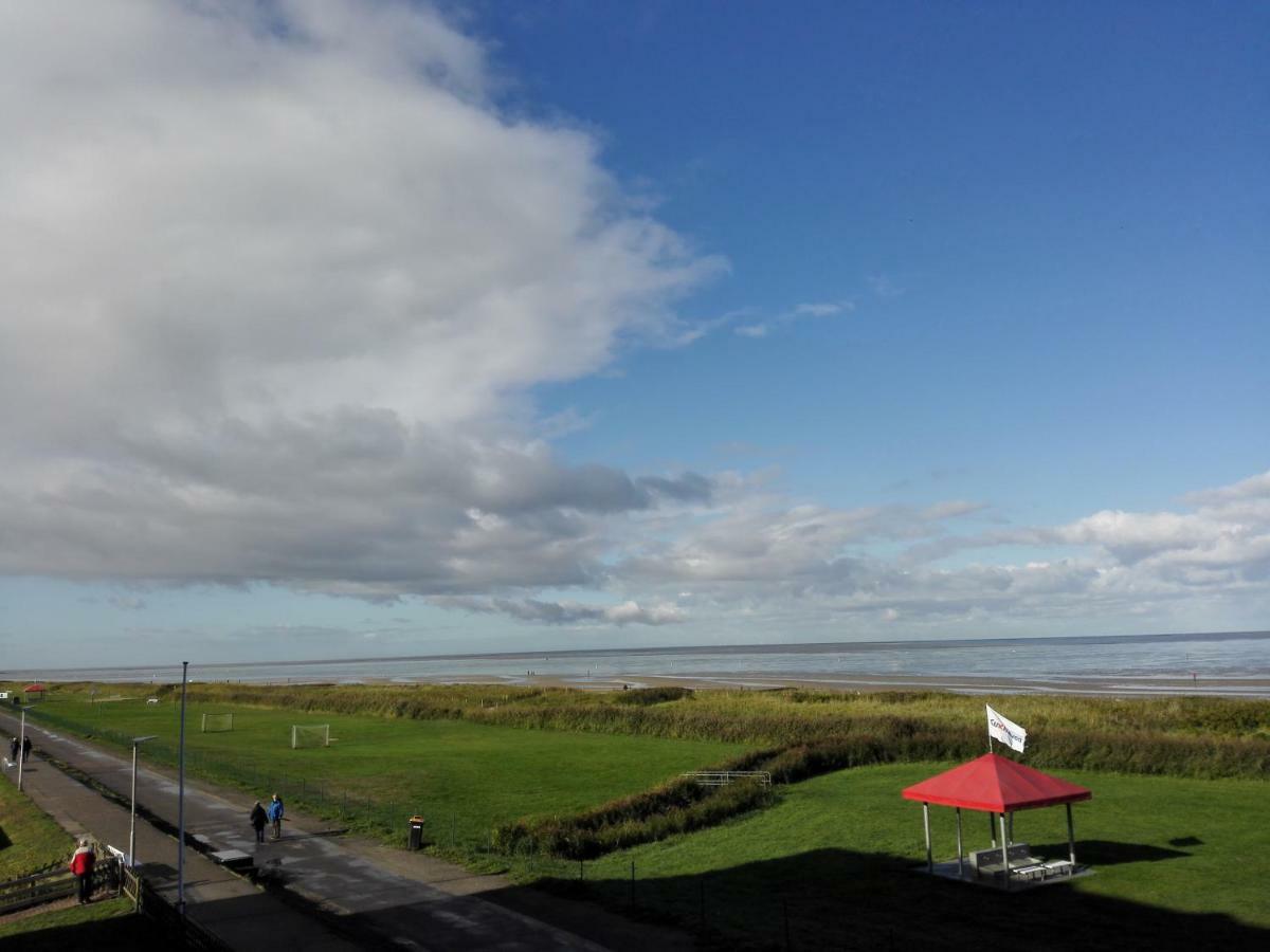 180° Panoramameerblick - Ferienwohnung Sandkorn Cuxhaven Esterno foto