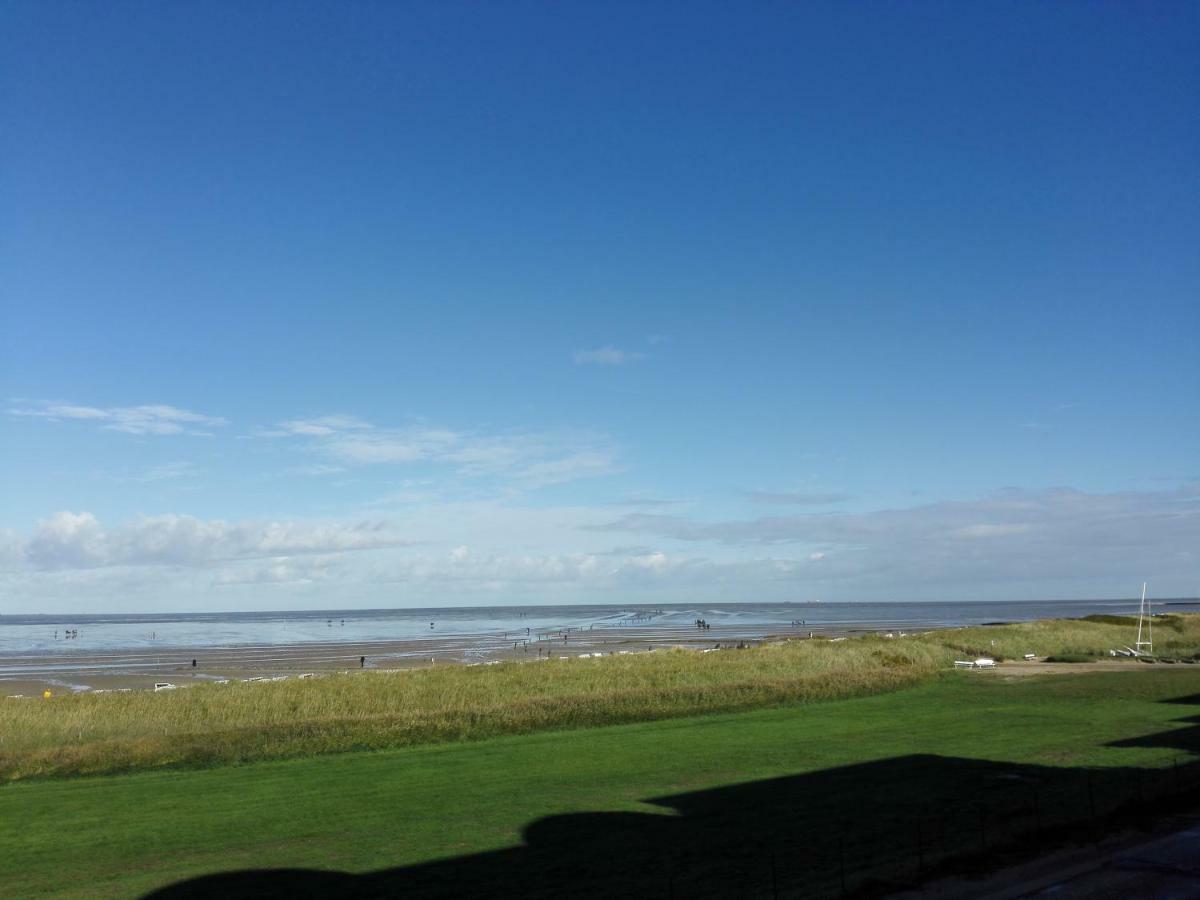 180° Panoramameerblick - Ferienwohnung Sandkorn Cuxhaven Esterno foto