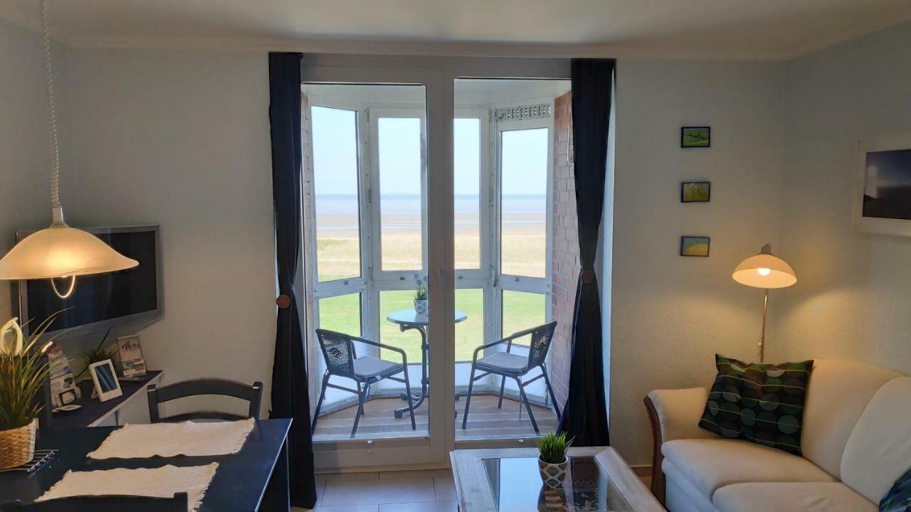 180° Panoramameerblick - Ferienwohnung Sandkorn Cuxhaven Esterno foto